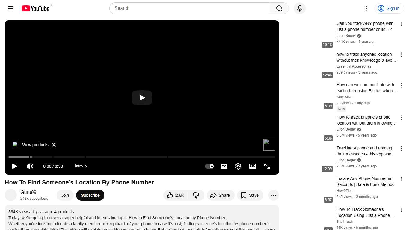 How To Find Someone's Location By Phone Number - YouTube
